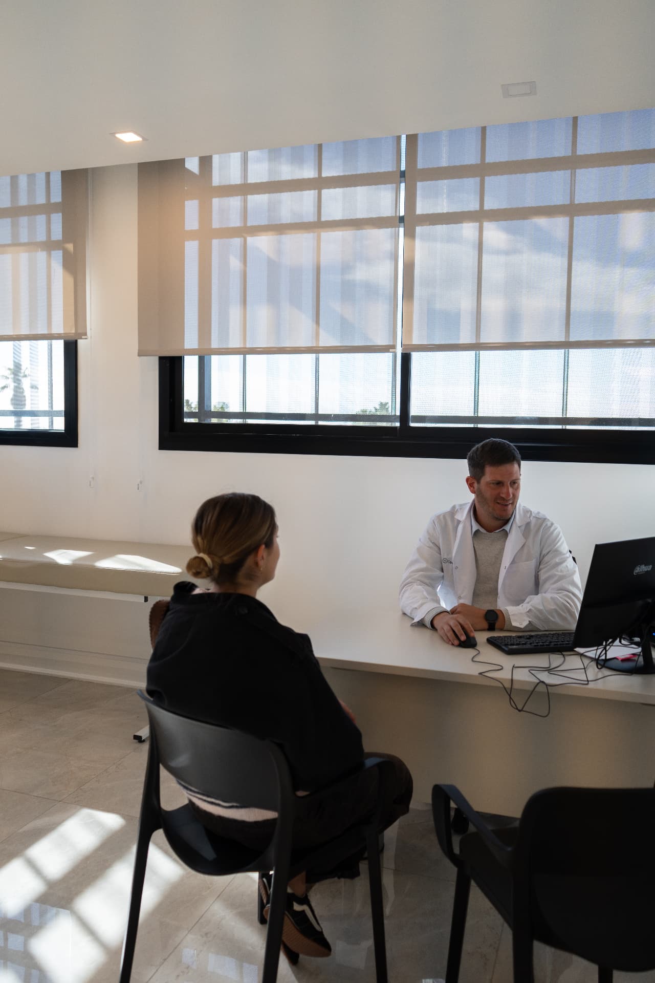 Atención de un profesional en consultorio